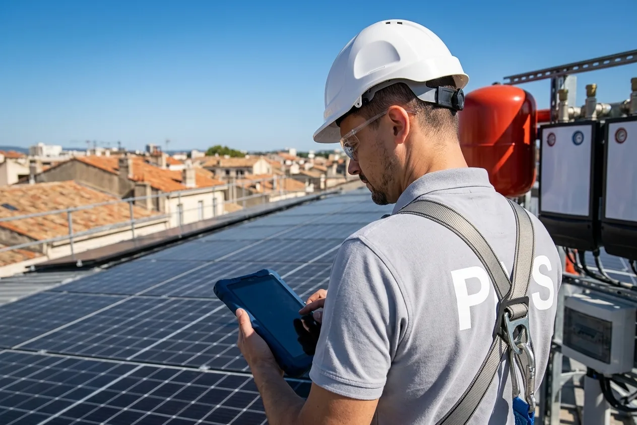 Installation photovoltaïque dans le Pas-de-Calais